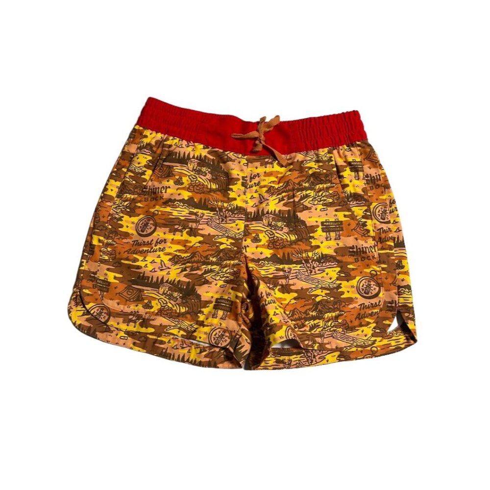 Magellan Outdoors Mens Fish Gear Shorts S Shiner Bock Adventure Swim Trunks